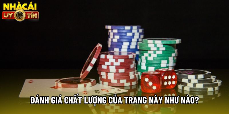 Đánh giá chất lượng của trang này như nào? Đánh giá chất lượng của trang này như nào?